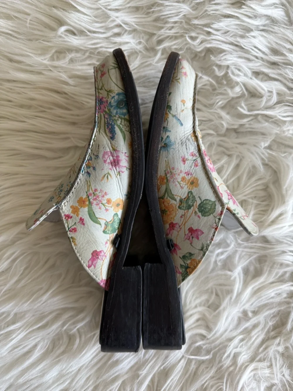 Free People Vida Floral Loafer Mules